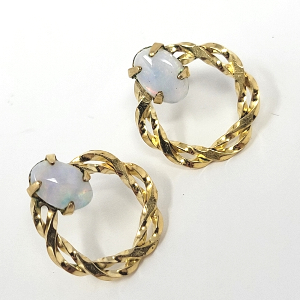 Opal Earrings